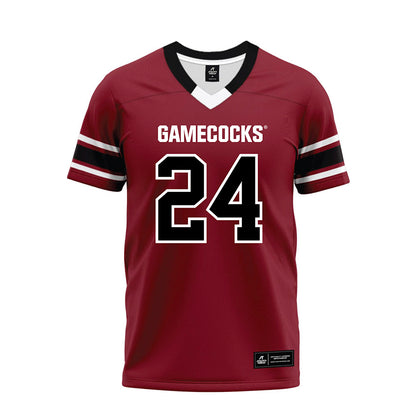 South Carolina - NCAA Football : Mason Love - Garnet Premium Football Jersey-0