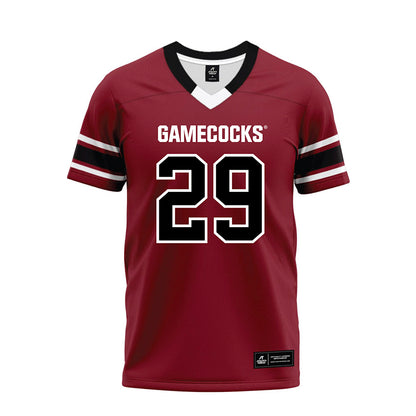 South Carolina - NCAA Football : Gunnar Yocum - Garnet Premium Football Jersey-0