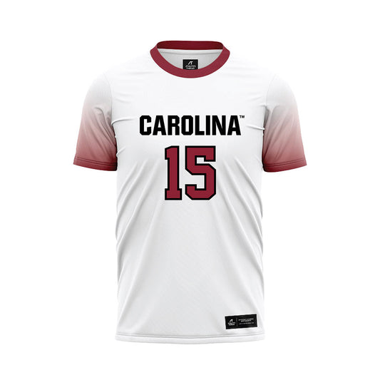 South Carolina - NCAA Men's Soccer : Alejandro Velazquez-Lopez - White Soccer Jersey-0