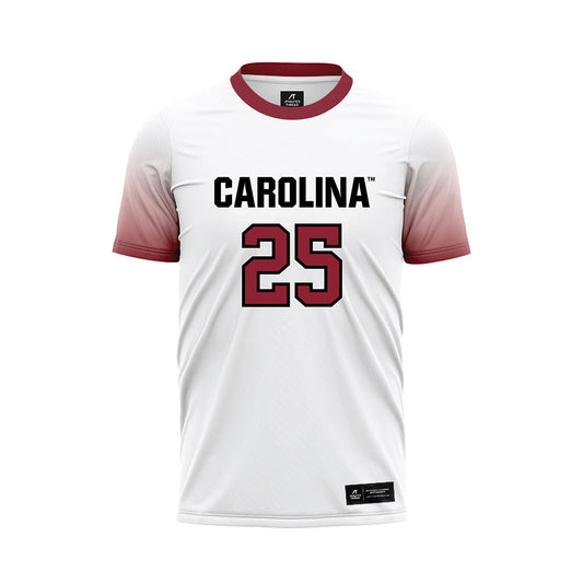 South Carolina - NCAA Men's Soccer : Nash Skoglund - White Soccer Jersey-0