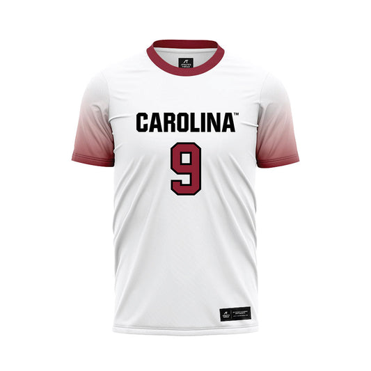 South Carolina - NCAA Men's Soccer : Tyler Trimnal - White Soccer Jersey-0