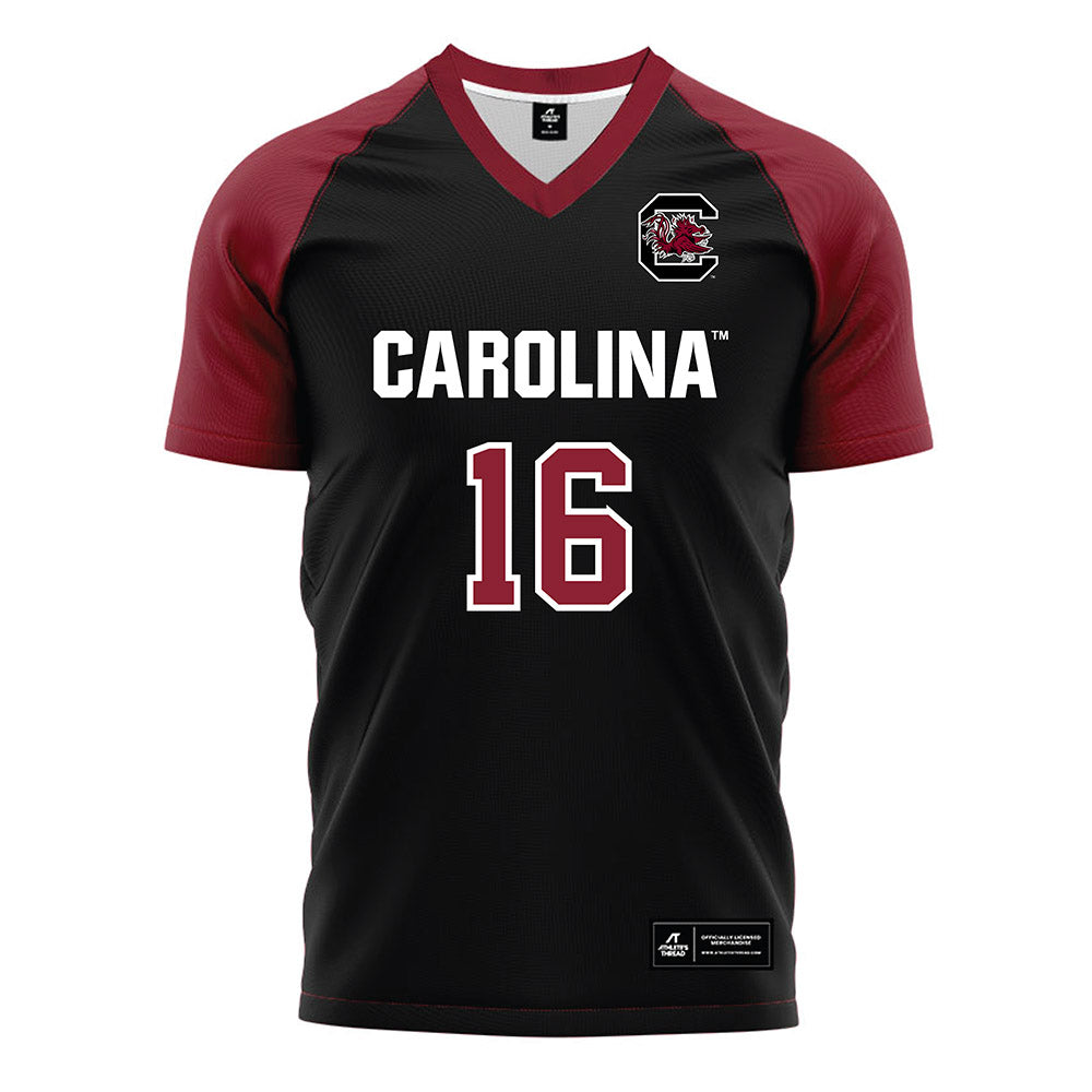 South Carolina - NCAA Men's Soccer : Matthew DeJianne - Black Soccer Jersey-0