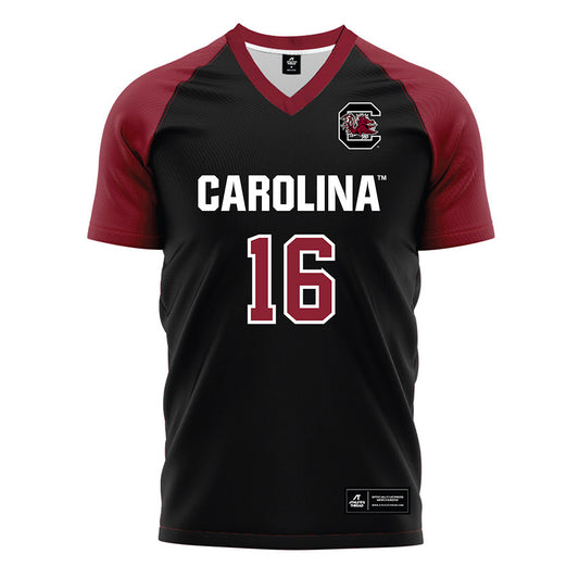 South Carolina - NCAA Men's Soccer : Matthew DeJianne - Black Soccer Jersey-0