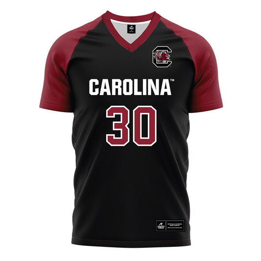 South Carolina - NCAA Men's Soccer : Gabriel Nickerson - Black Soccer Jersey-0