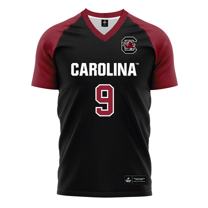 South Carolina - NCAA Men's Soccer : Tyler Trimnal - Black Soccer Jersey-0