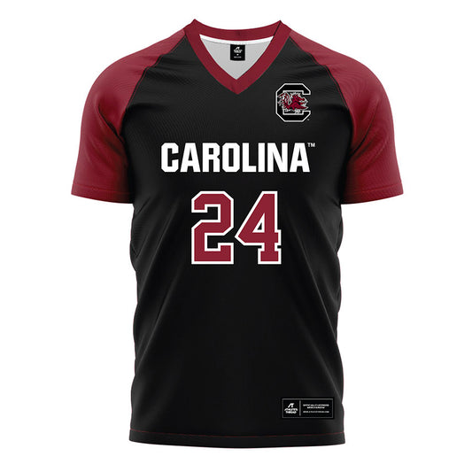 South Carolina - NCAA Men's Soccer : Jordan Cheetham - Black Soccer Jersey-0