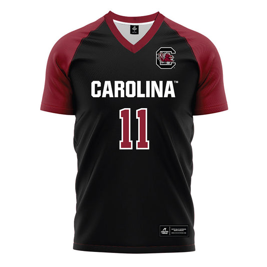 South Carolina - NCAA Men's Soccer : Loic Sany Kong - Black Soccer Jersey-0