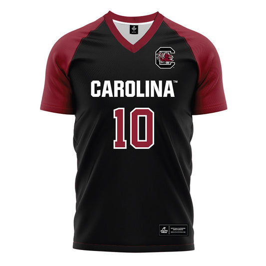 South Carolina - NCAA Men's Soccer : Ethan Ballek - Black Soccer Jersey-0