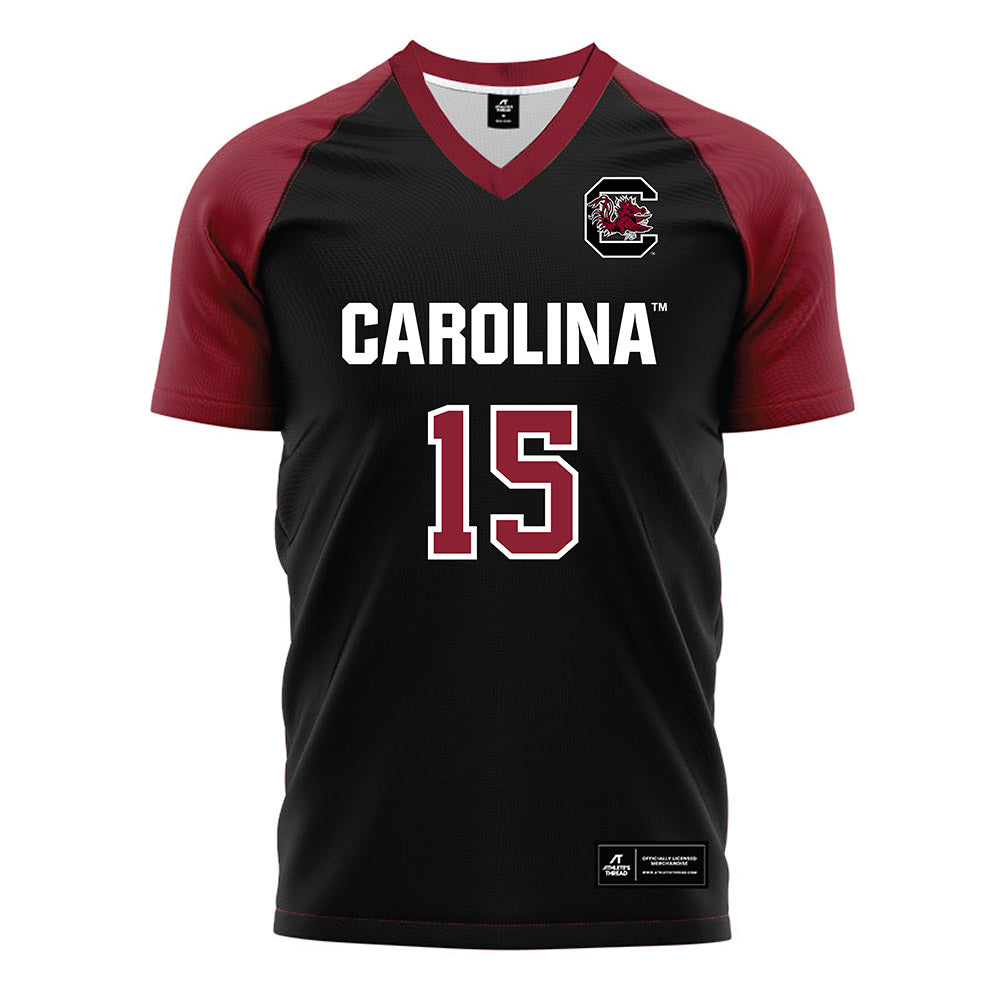 South Carolina - NCAA Men's Soccer : Alejandro Velazquez-Lopez - Black Soccer Jersey-0