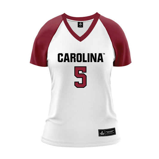 South Carolina - NCAA Women's Volleyball : Sydney Davis - White Volleyball Jersey-0