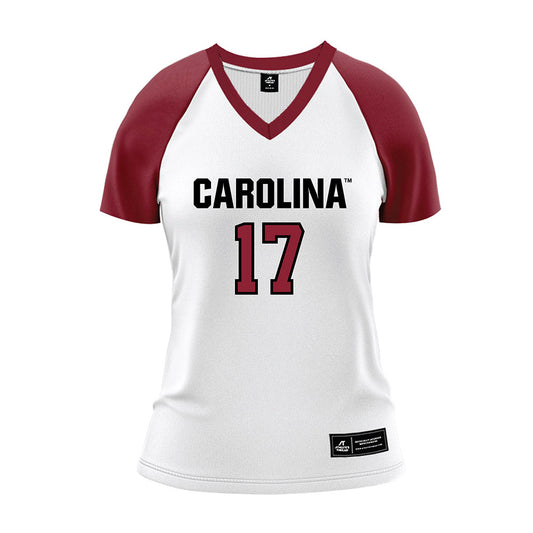 South Carolina - NCAA Women's Volleyball : Emily Beeker - White Volleyball Jersey-0