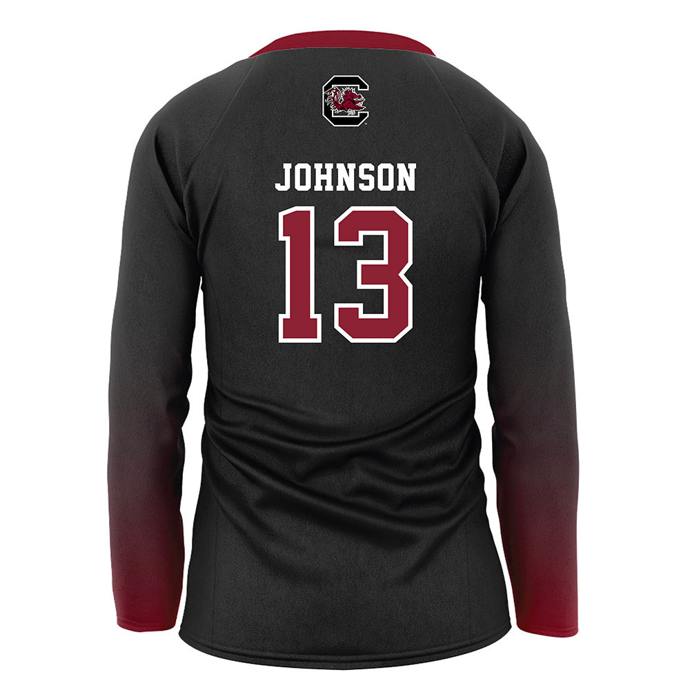 South Carolina - NCAA Women's Volleyball : Alayna Johnson - Black Volleyball Jersey-1