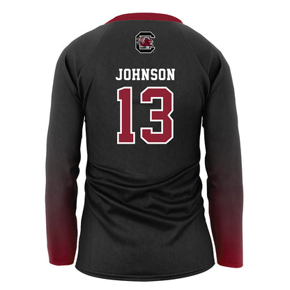 South Carolina - NCAA Women's Volleyball : Alayna Johnson - Black Volleyball Jersey-1