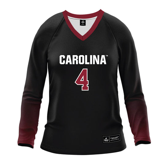 South Carolina - NCAA Women's Volleyball : laiya ebo - Black Volleyball Jersey-0
