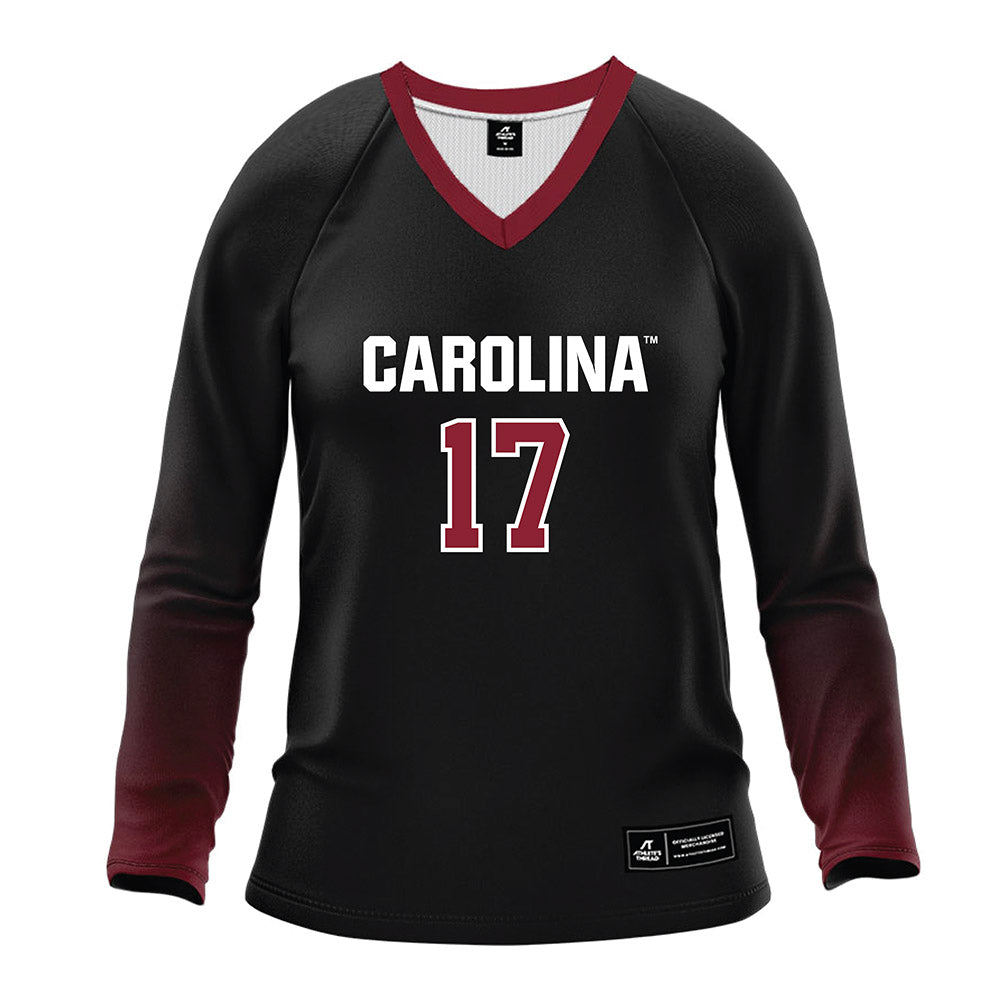South Carolina - NCAA Women's Volleyball : Emily Beeker - Black Volleyball Jersey-0