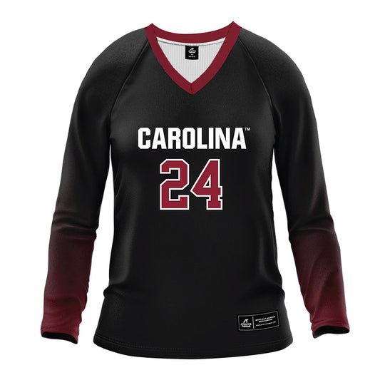 South Carolina - NCAA Women's Volleyball : Kimmie Thompson - Black Volleyball Jersey-0