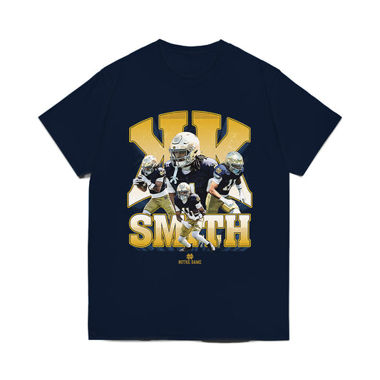 Notre Dame - NCAA Football : KK Smith - Collage Comfort Colors T-Shirt-0