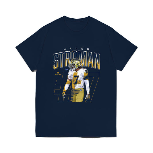 Notre Dame - NCAA Football : Jalen Stroman - Collage Comfort Colors T-Shirt-0