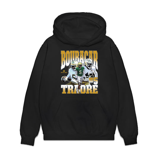 Notre Dame - NCAA Football : Boubacar Traore - Collage Premium Hooded Sweatshirt-0
