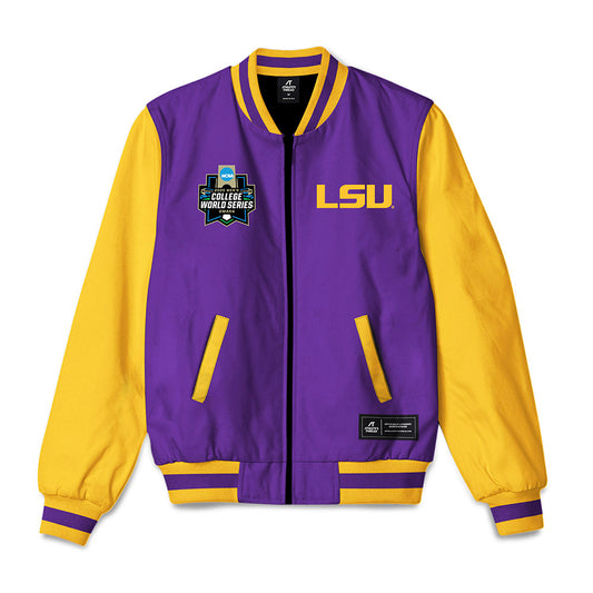 LSU - NCAA Baseball : Luis Hernandez - Bomber Jacket-0