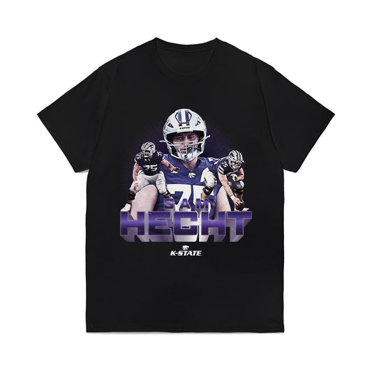 Kansas State - NCAA Football : Sam Hecht - Caricature Comfort Colors T-Shirt-0