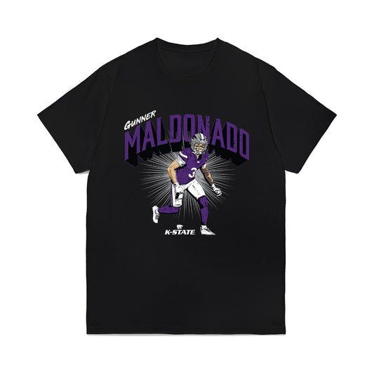 Kansas State - NCAA Football : Gunner Maldonado - Caricature Comfort Colors T-Shirt-0