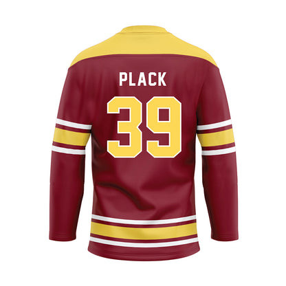 NSU - NCAA Baseball : Maddox Plack - Maroon Hockey Jersey-1