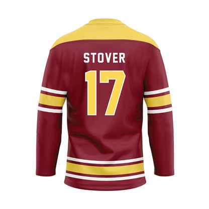 NSU - NCAA Softball : Kinsley Stover - Maroon Hockey Jersey-1