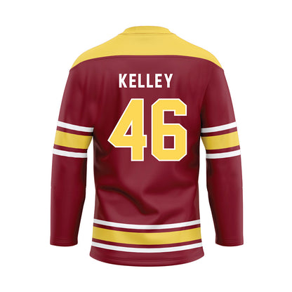 NSU - NCAA Football : Landon Kelley - Maroon Hockey Jersey-1