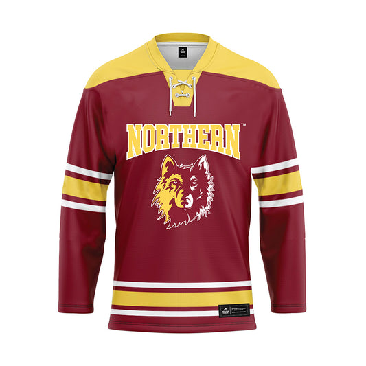 NSU - NCAA Football : Quinton Mastropietro - Maroon Hockey Jersey-0