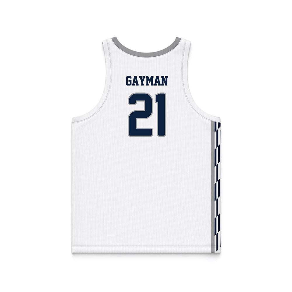 UNF - NCAA Men's Basketball : Dalton Gayman - White Basketball Jersey-1
