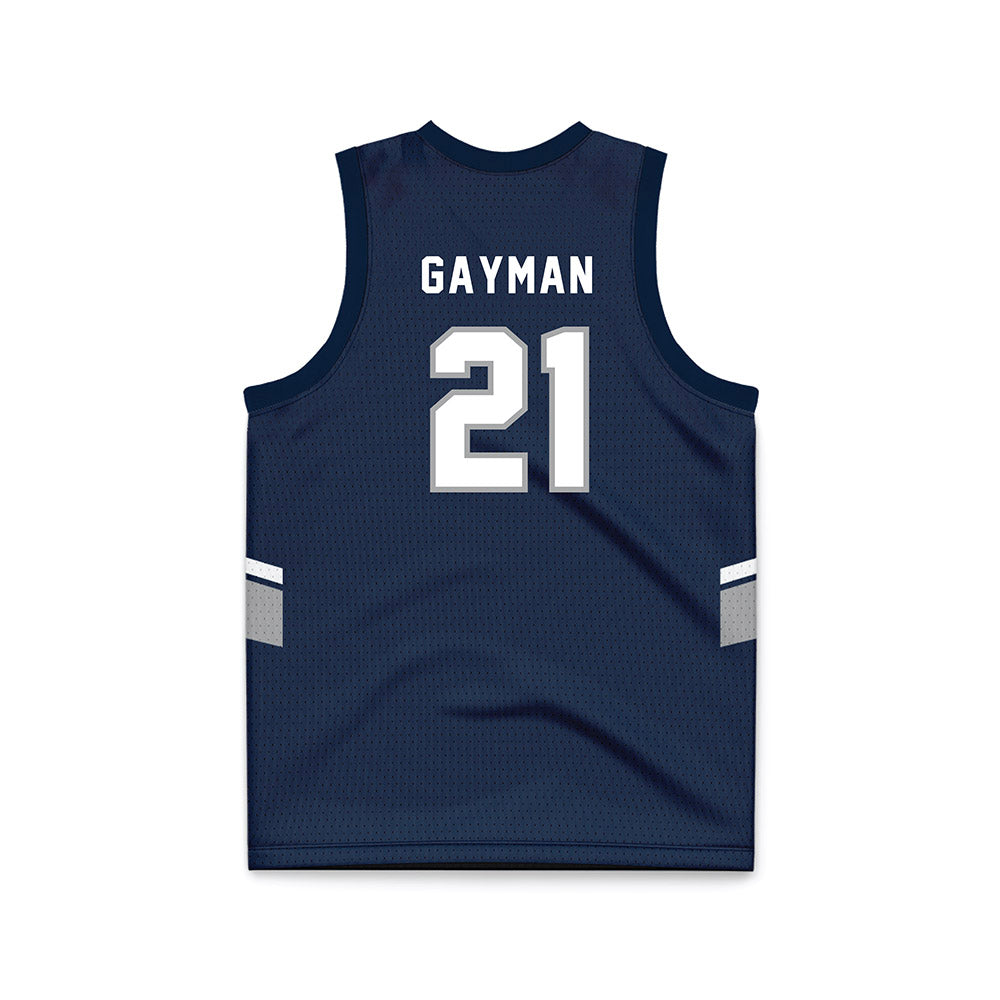 UNF - NCAA Men's Basketball : Dalton Gayman - Blue Basketball Jersey-1