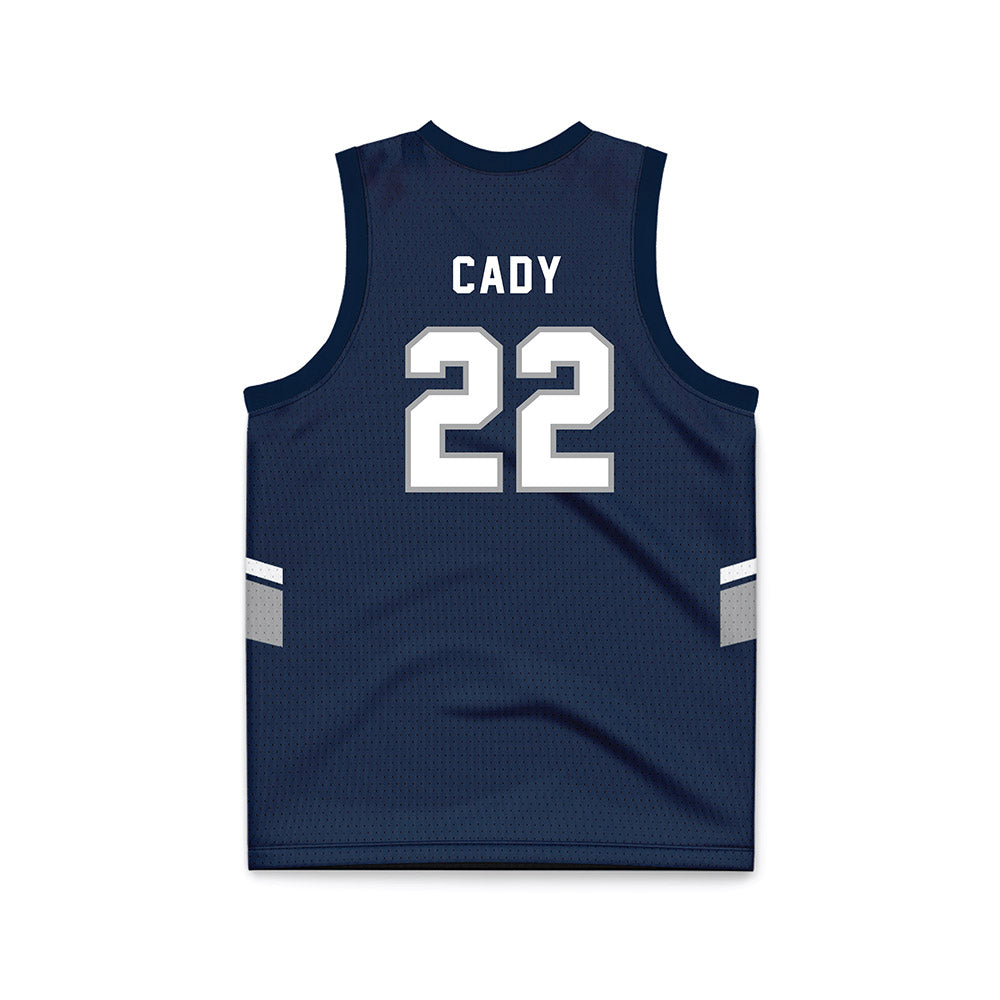 UNF - NCAA Men's Basketball : Trey Cady - Blue Basketball Jersey-1