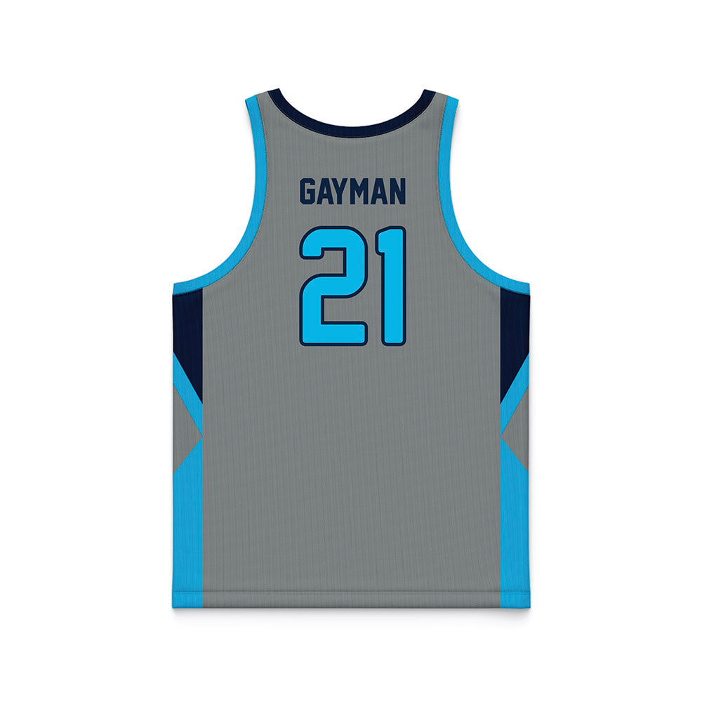 UNF - NCAA Men's Basketball : Dalton Gayman - Grey Basketball Jersey-1