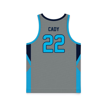 UNF - NCAA Men's Basketball : Trey Cady - Grey Basketball Jersey-1