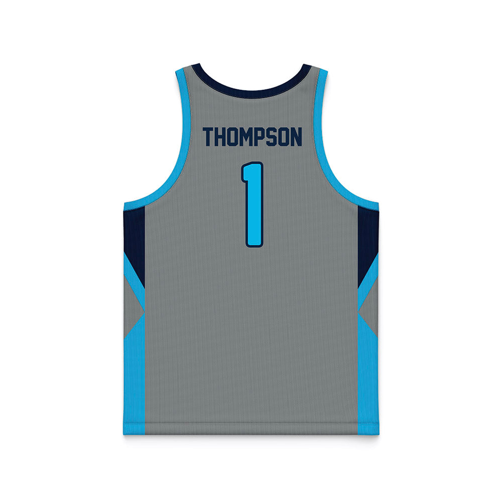 UNF - NCAA Men's Basketball : Taylor Thompson - Grey Basketball Jersey-1