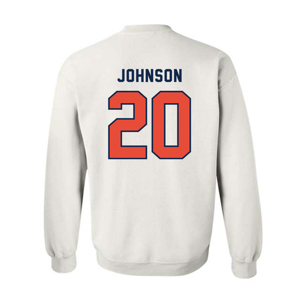 Illinois - NCAA Baseball : Ryan Johnson - Classsic Shersey Crewneck Sweatshirt-1