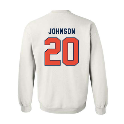 Illinois - NCAA Baseball : Ryan Johnson - Classsic Shersey Crewneck Sweatshirt-1