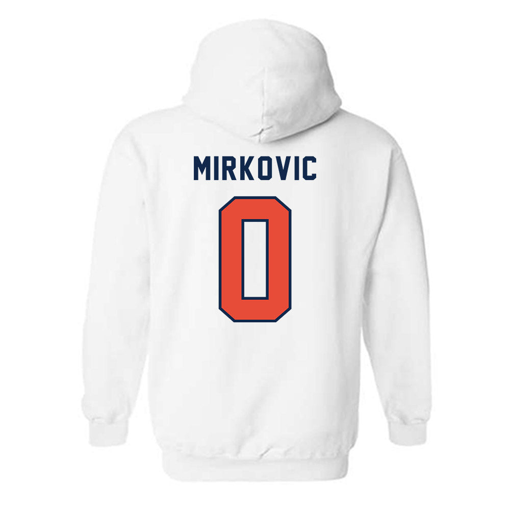 Illinois - NCAA Men's Basketball : David Mirkovic - Classsic Shersey Hooded Sweatshirt-1