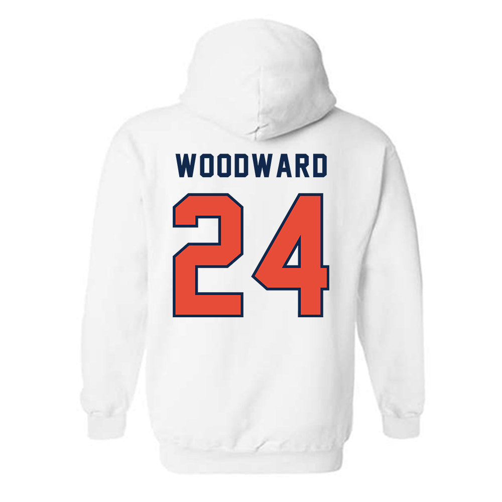 Illinois - NCAA Football : Vernon Woodward - Classsic Shersey Hooded Sweatshirt-1
