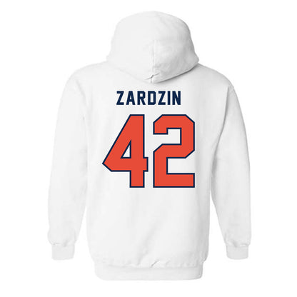 Illinois - NCAA Football : Luke Zardzin - Classsic Shersey Hooded Sweatshirt-1
