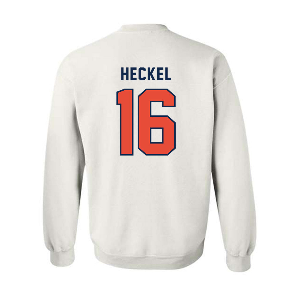 Illinois - NCAA Football : Tanner Heckel - Classsic Shersey Crewneck Sweatshirt-1