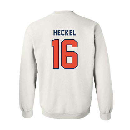 Illinois - NCAA Football : Tanner Heckel - Classsic Shersey Crewneck Sweatshirt-1