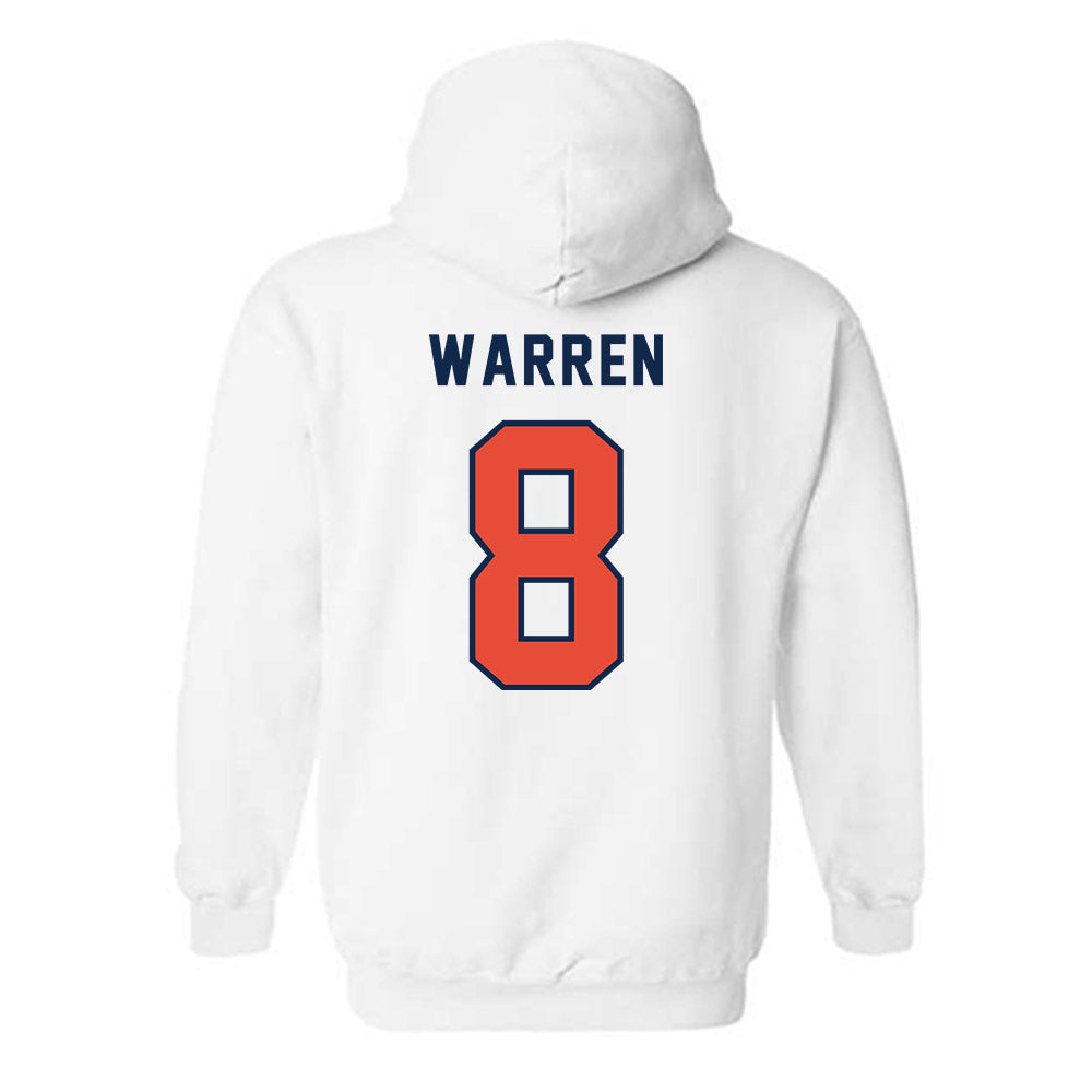 Illinois - NCAA Football : Jeremiah Warren - Classsic Shersey Hooded Sweatshirt-1