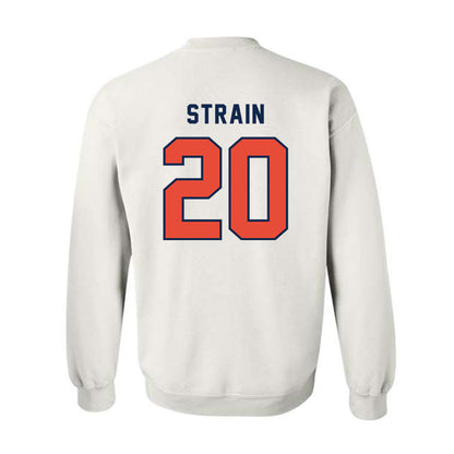 Illinois - NCAA Football : Tyler Strain - Classsic Shersey Crewneck Sweatshirt-1