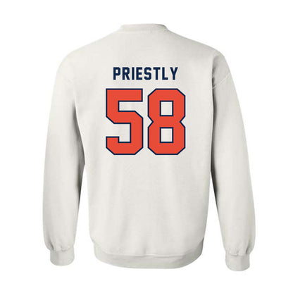 Illinois - NCAA Football : Melvin Priestly - Classsic Shersey Crewneck Sweatshirt-1