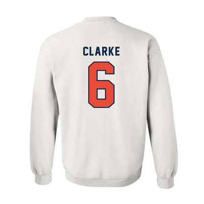 Illinois - NCAA Football : Jaheim Clarke - Classsic Shersey Crewneck Sweatshirt-1