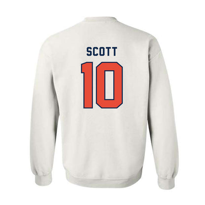 Illinois - NCAA Football : Miles Scott - Classsic Shersey Crewneck Sweatshirt-1