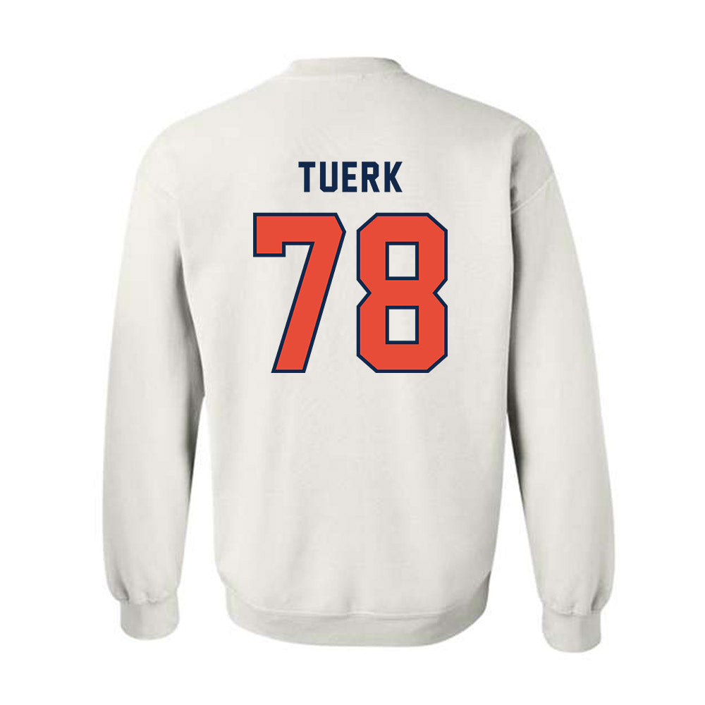 Illinois - NCAA Football : Eddie Tuerk - Classsic Shersey Crewneck Sweatshirt-1
