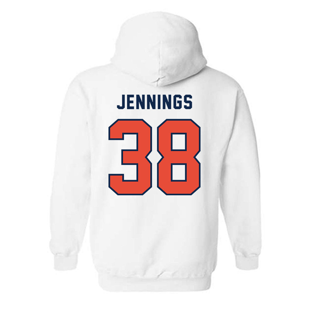 Illinois - NCAA Baseball : Collin Jennings - Classsic Shersey Hooded Sweatshirt-1